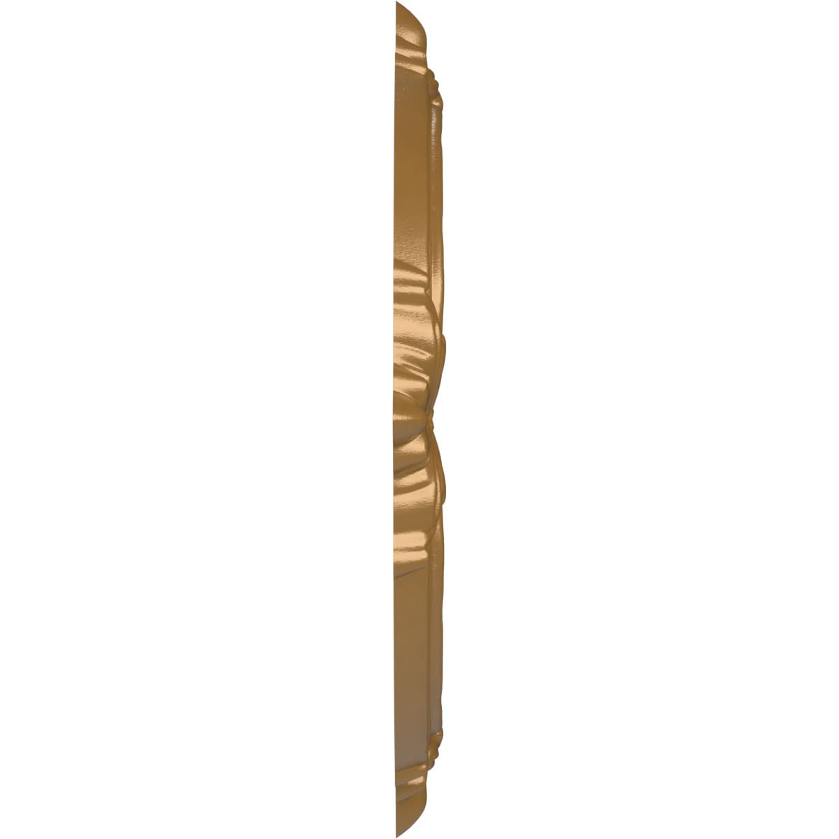 Ekena Millwork Cmp13Atcgh Attica Thermoformed Pvc Ceiling Medallion (Fits Canopies Up To 5), 13Od X 3 1/2Id X 3/4P, Metallic Gol