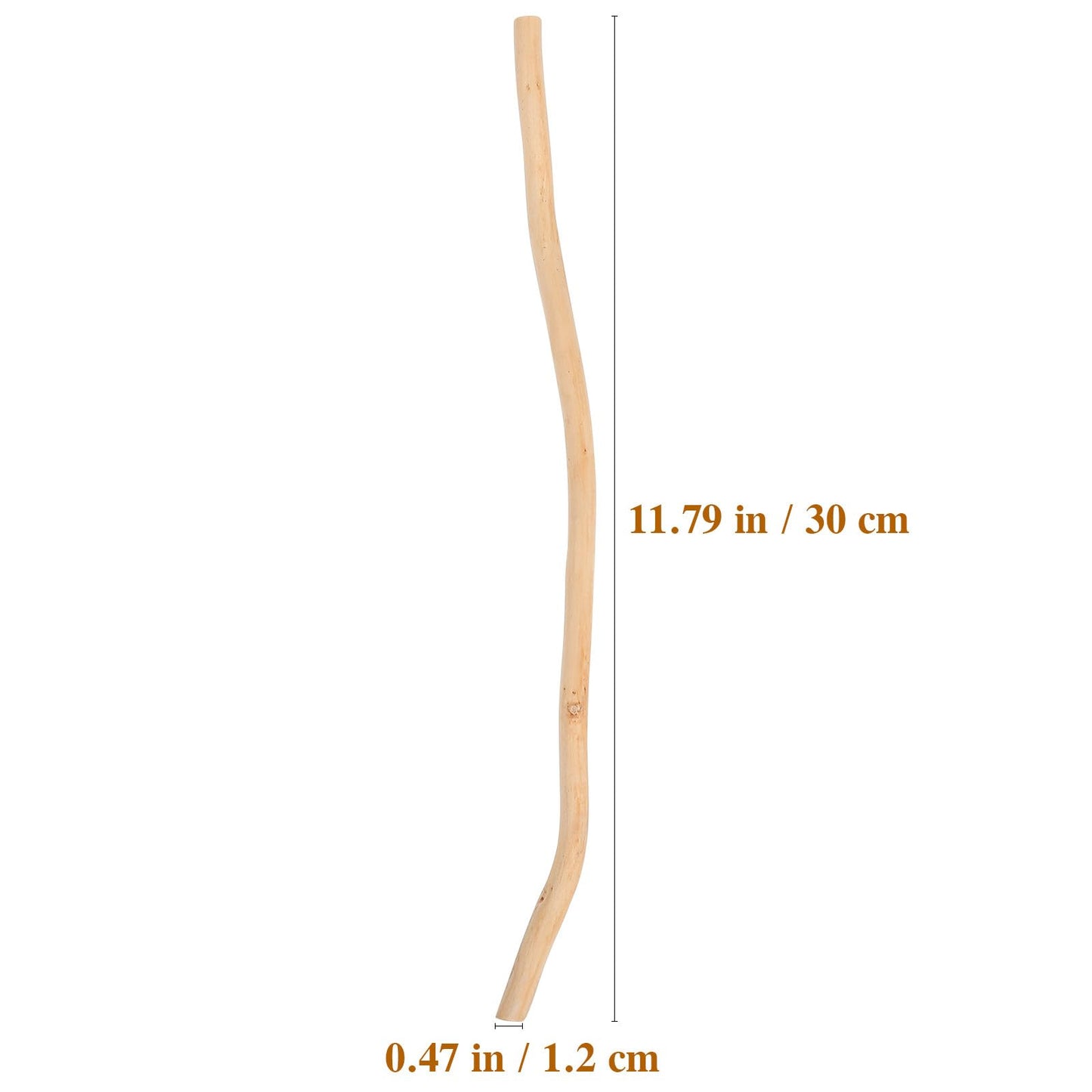 Toyvian Wood Log Sticks 11. 8 Inches, 50pcs Driftwood Branches for Crafts, Natural Craft Twig Sticks for DIY Decoration, Photo Props, Home and Party Decor