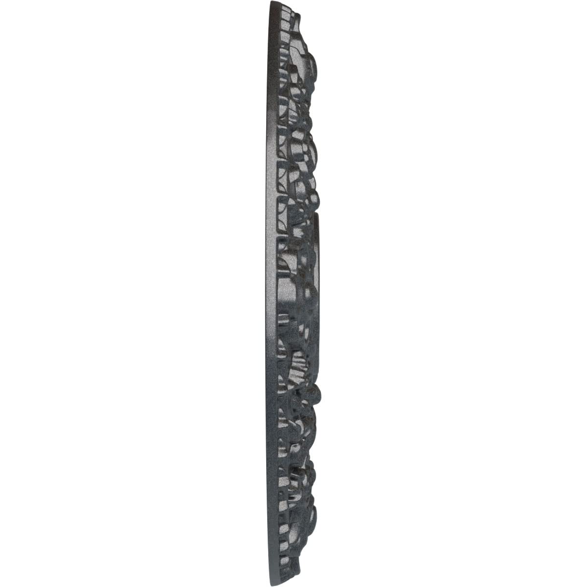Ekena Millwork Cm18Ropes Rose Ceiling Medallion, 18 Od X 3 1/2 Id X 1 1/2 P, Pewter
