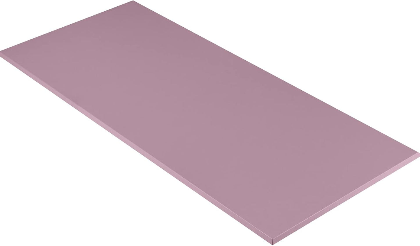 Kaboon 45x20 inch Table Top Universal, Solid One-Piece Desktop, Reversible Melamine Countertop, Double Desks, L-Desk DIY, Nostalgia Rose