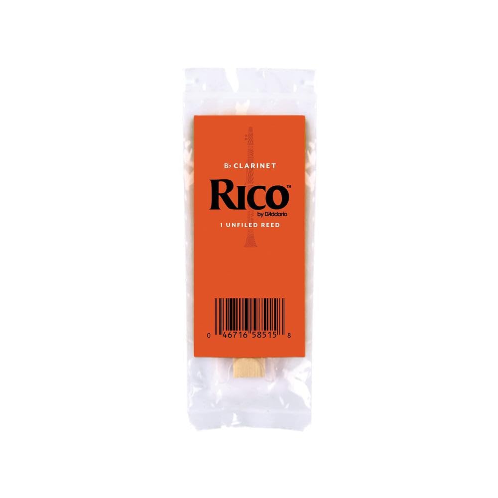 Daddario Woodwinds, Rico Bb Clarinet Reeds, Rca0115-B50, Strength 1.5, 50-Pack