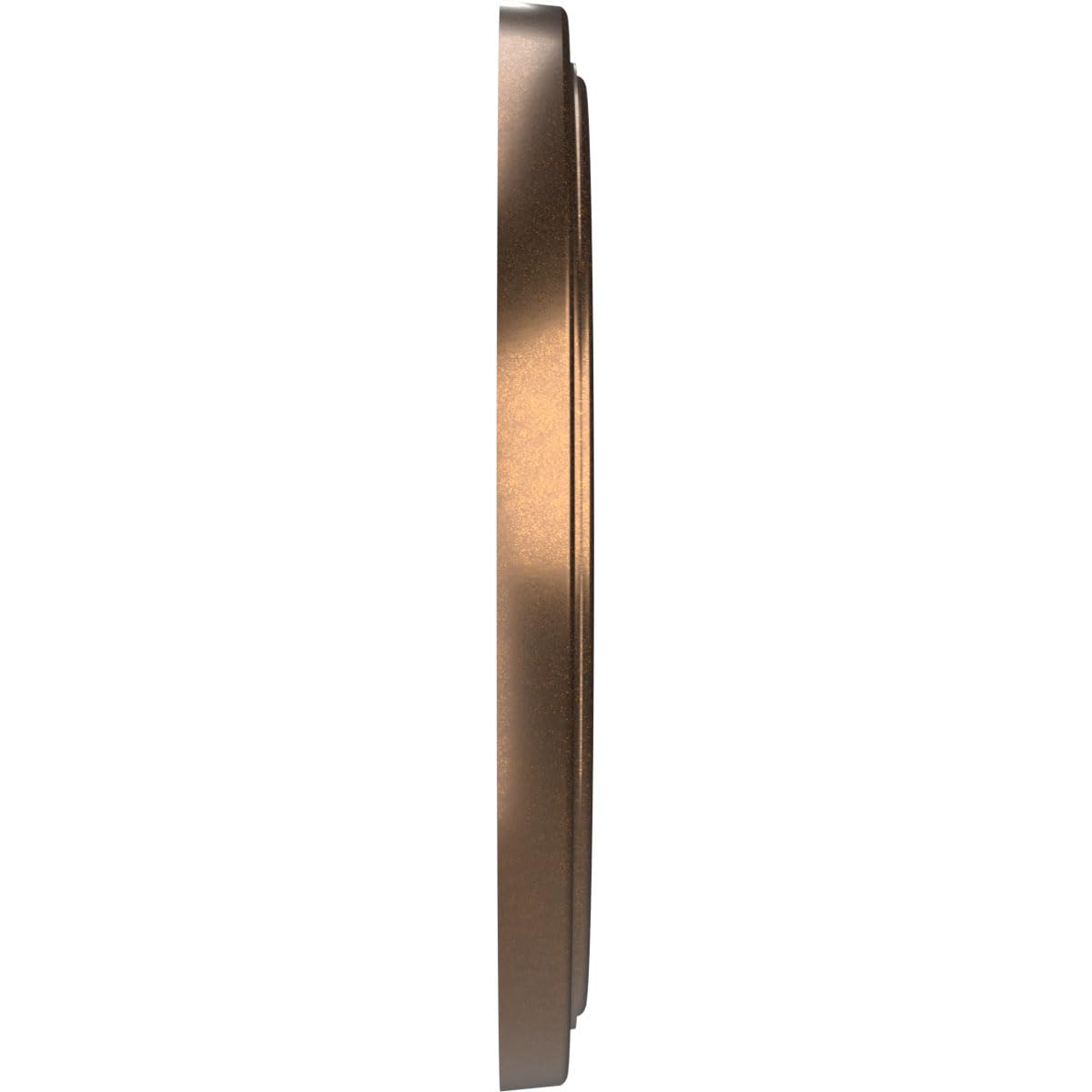16Od X 3 1/2Id X 1 3/8P Traditional Thermoformed Pvc Ceiling Medallion (Fits Canopies Up To 9 1/2), Metallic Antique Brass
