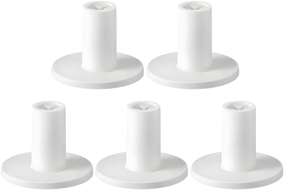 MiOYOOW 5PCS Rubber Golf Tees, Flexible Tee Holder with Wider Base, Golf Ball Tees Accessories for Men and Women
