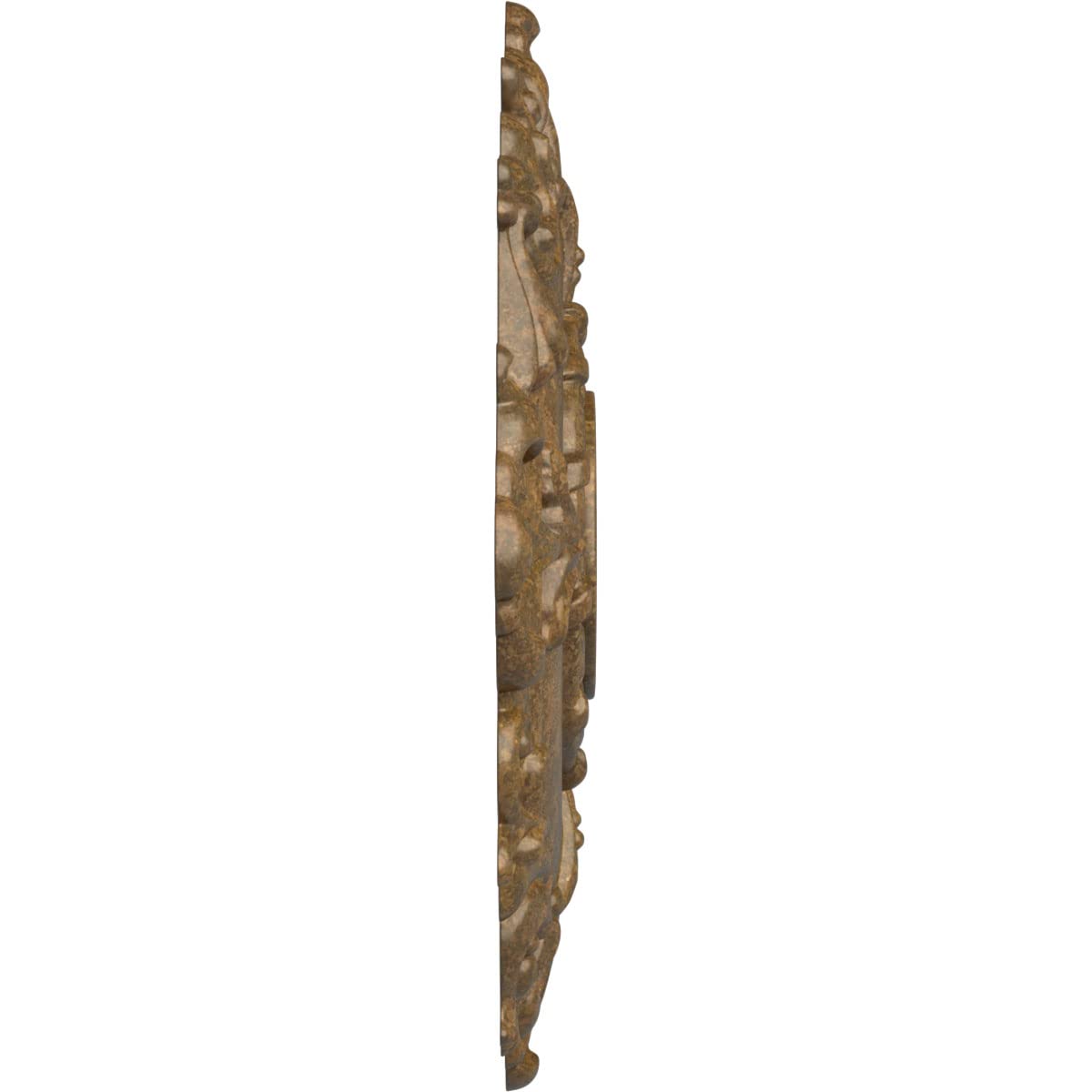 Ekena Millwork Cm18Rlrzs Riley Ceiling Medallion Fits Canopies Up To 4 5/8, Rubbed Bronze