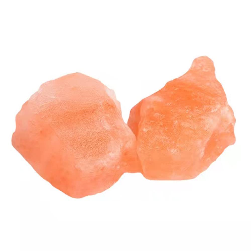 1.97 to 3.94 Inches Himalayan Pink Crystal Salt Stones, 1.1 Pounds Himalayan Pink Salt Chunks for Salt Rock Lamp,Salt Bowl,and Decorations M34