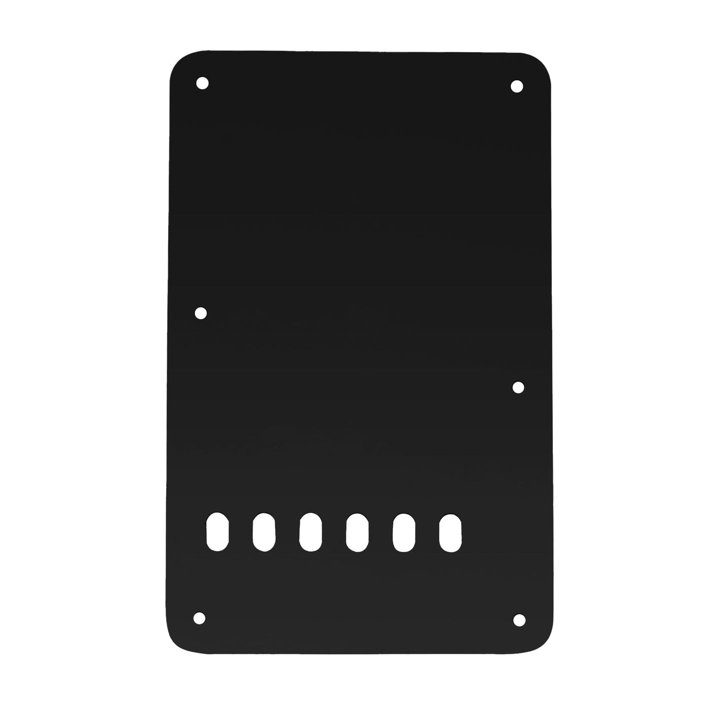 Musiclily 6 Hole Strat Back Plate Vintage St Tremolo Cavity Cover Backplate For Fender American/Mexican Standard Stratocaster Mo