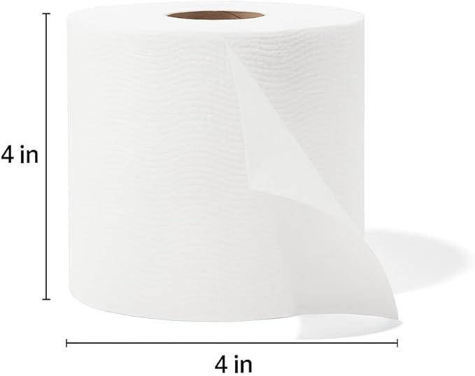 Bamboo Toilet Paper, 48 Rolls – 2-Ply, 1000 Sheets, Sustainable Tree-Free Bulk for Business, Commercial & Educational Environments