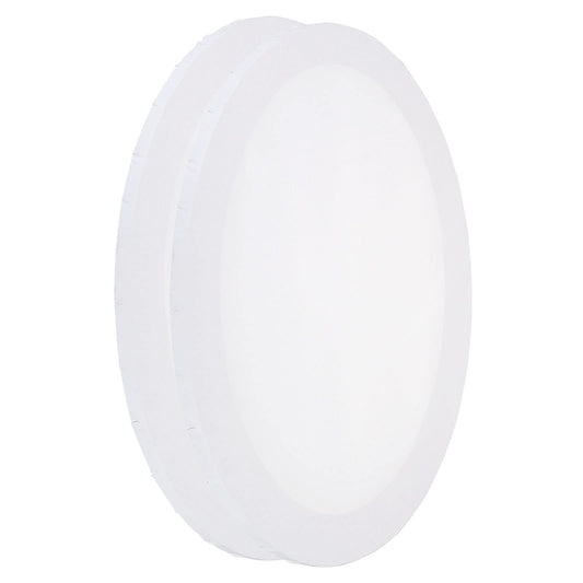 PATIKIL Paint Canvases Panel for Painting, 2 Pack 12x16 Inch Oval Wood Frame Stretched Blank Art Board Panels for Acrylic, Oil, Tempera Painting, White