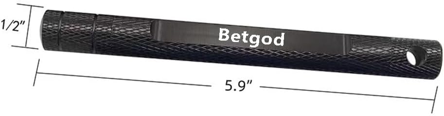 3-in-1 Golf Club Groove Sharpener - Re-Grooving Tool for U & V-Grooves - Generates Optimal Backspin (Black)