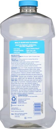 Mr. Clean 2X Concentrated Multi Surface Cleaner with Febreze Meadows & Rain Scent, All Purpose Cleaner, 41 fl oz (Pack of 2)