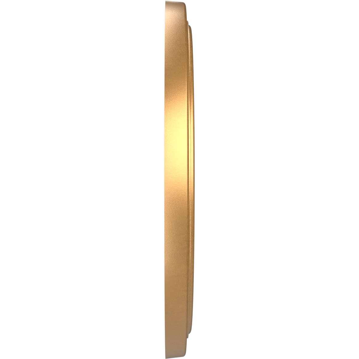 22Od X 3 1/2Id X 1 1/2P Traditional Thermoformed Pvc Ceiling Medallion (Fits Canopies Up To 13 1/2), Bright Coat Gold