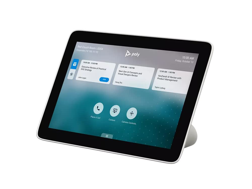 Poly - Tc8 Touch Controller (Plantronics) - 8 High Resolution Touch Screen Display - Works With Poly Studio X Family And G7500