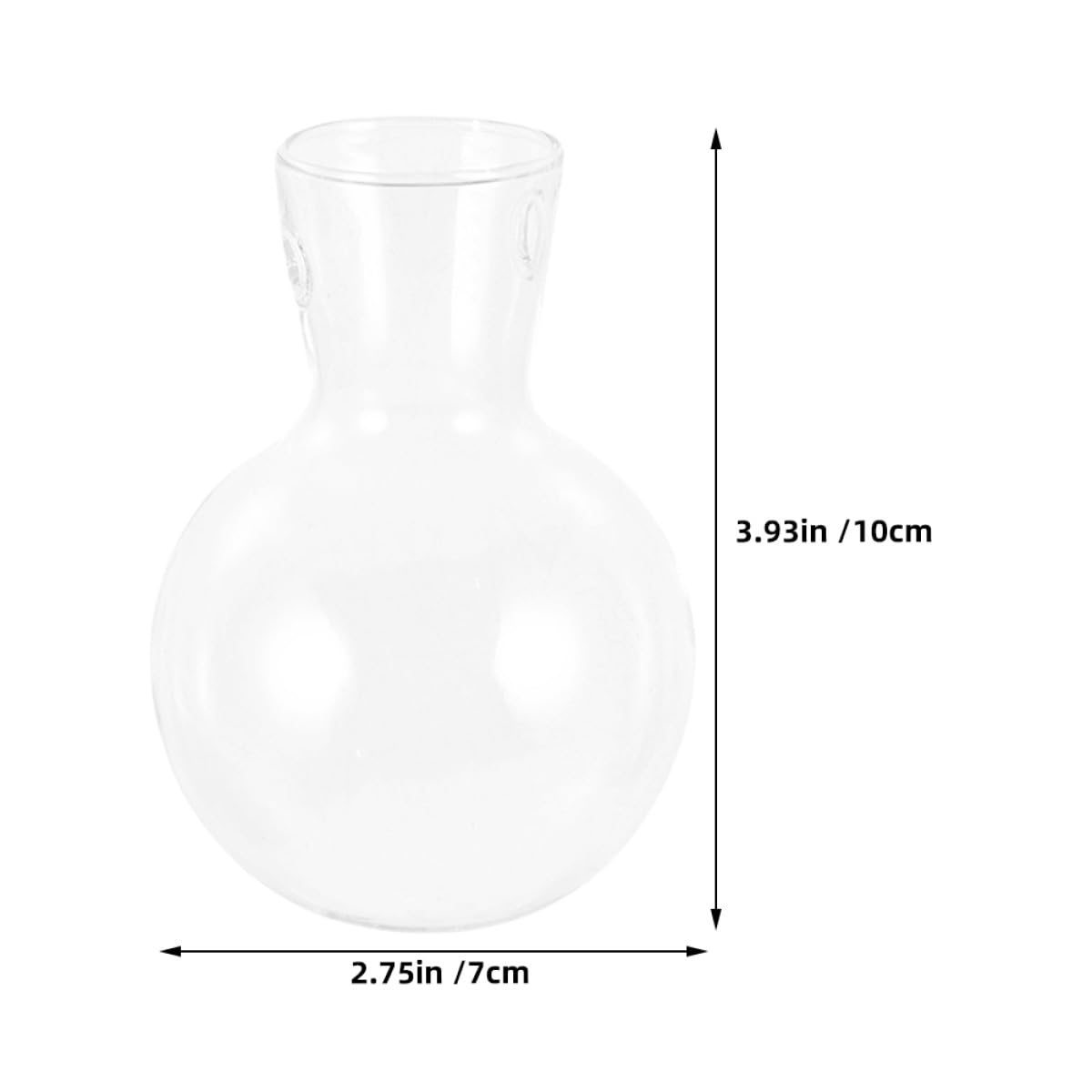 ROMISBABA 3pcs Glass Propagation Planter Vases with Wooden Stand, High Borosilicate Hydroponic Plant Holder Jars for Indoor Plant Propagation and Terrarium Decoration
