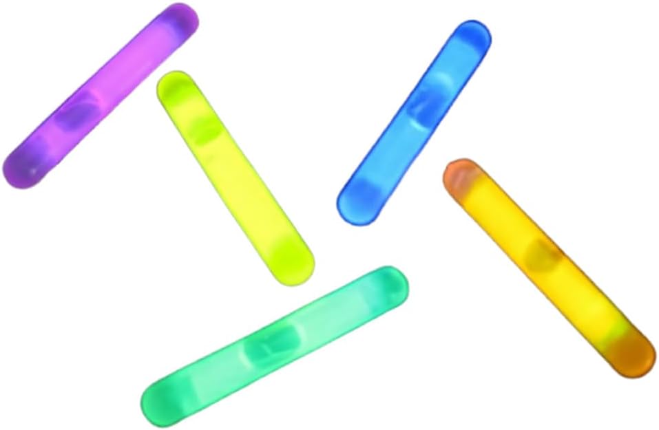 blinkee Glow Stick Refills for Night Golf - 1.5" Light Sticks, Perfectly Sized for Glow Golf Balls, Radiant Blue, Pack of 50
