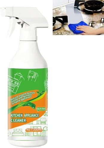 Fly Cleanse Natural Enzyme Formula to Household Appliances,Multi-Purpose Cleaner,Kitchen Appliance Cleaner,For Hold,Oven,Stove,Range Hood,Easy Cleaning Household Items (1PCS)
