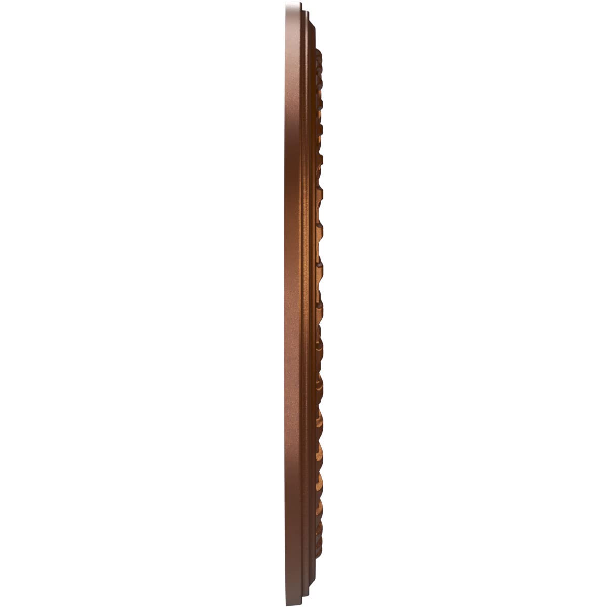 Ekena Millwork Cmp10Cocdc Cole Thermoformed Pvc Ceiling Medallion (Fits Canopies Up To 4 1/4), 10Od X 3 1/2Id X 3/4P, Metallic D