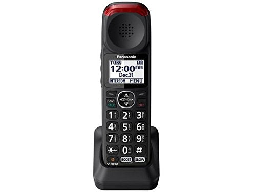 Panasonic New DECT 6.0 Cordless Phone Handset Accessory Talking Caller ID Compatible with KX-TGM430B Series Cordless Phone Systems - KX-TGMA44B (Black)-New