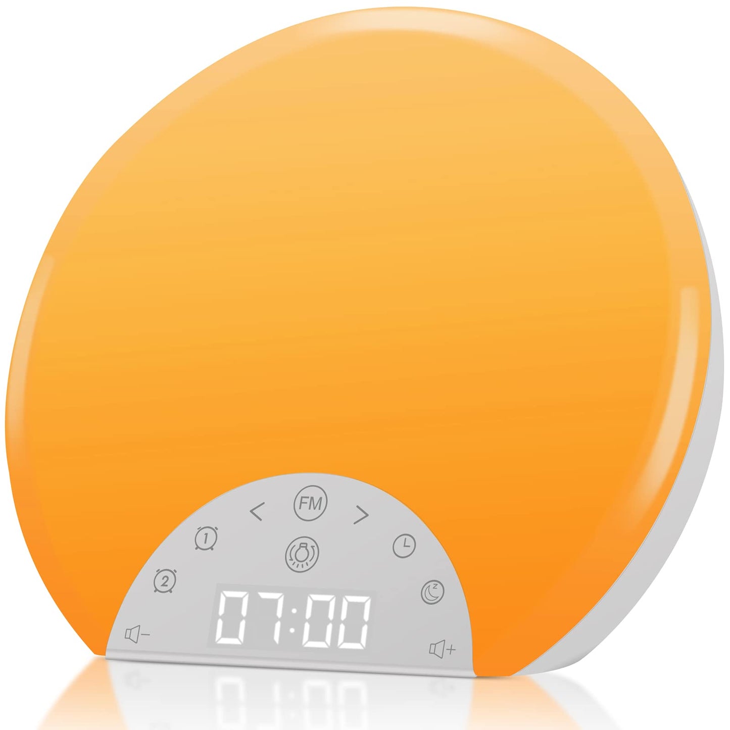 Sunrise Alarm Clock Wake Up Light for Kids  Adults  Heavy Sleepers with Dual Alarms  Snooze  Sleep Aid with 7 Nature Sounds for Bedrooms with 8 Colors Night light  FM Radio  Gift Ideas-New