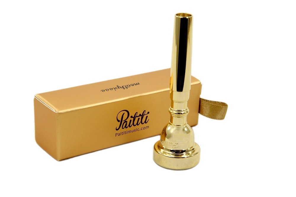 Paititi Gold Plated Bb 5C Trumpet Mouthpiece
