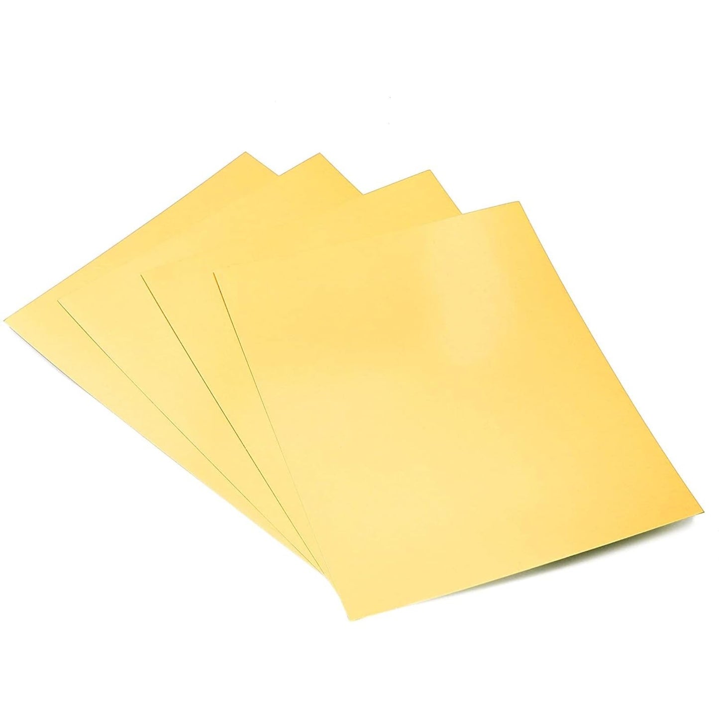 Bright Creations Gold Craft Paper Cardboard Sheets - 11 x 8.5 in, Pack of 50 - Metallic Cardstock & Foil Art Paper for Crafts & Scrapbooking