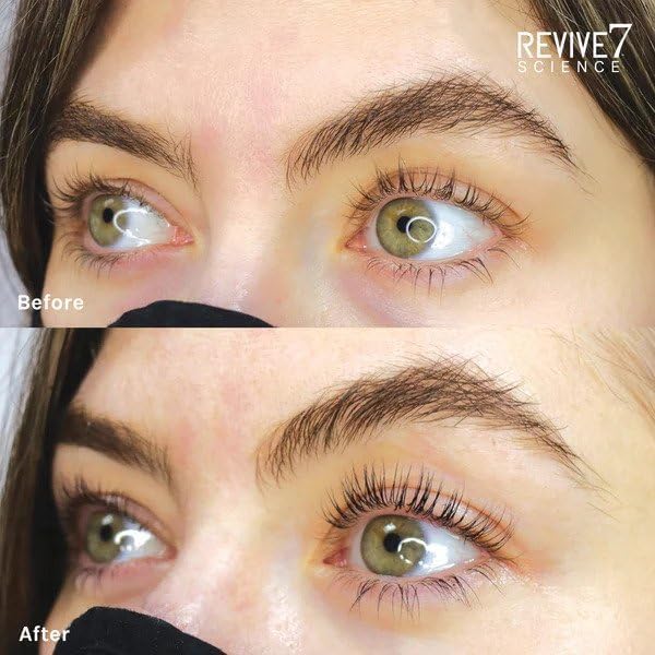 Original Revive7 Revitalizing Lash Serum for Eyelash Thickness - Eyelash Serum Brow Enhancer Eyelash Eyebrow - Lash Enhanced Formula for Longer, Full and Thicker Natural Eyelash, Made in Canada (3 ml)