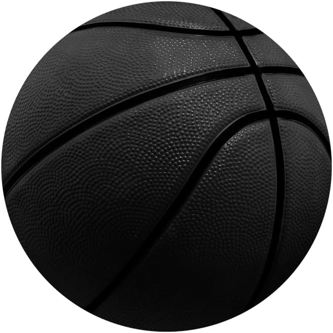 Leyiyi 5x5ft Basketball Round Backdrop Cover Black Basketball Round Backdrop Basketball Match Sports Theme Circle Photography Background for Boys Baby Shower Newborn Gender Reveal Party Decor