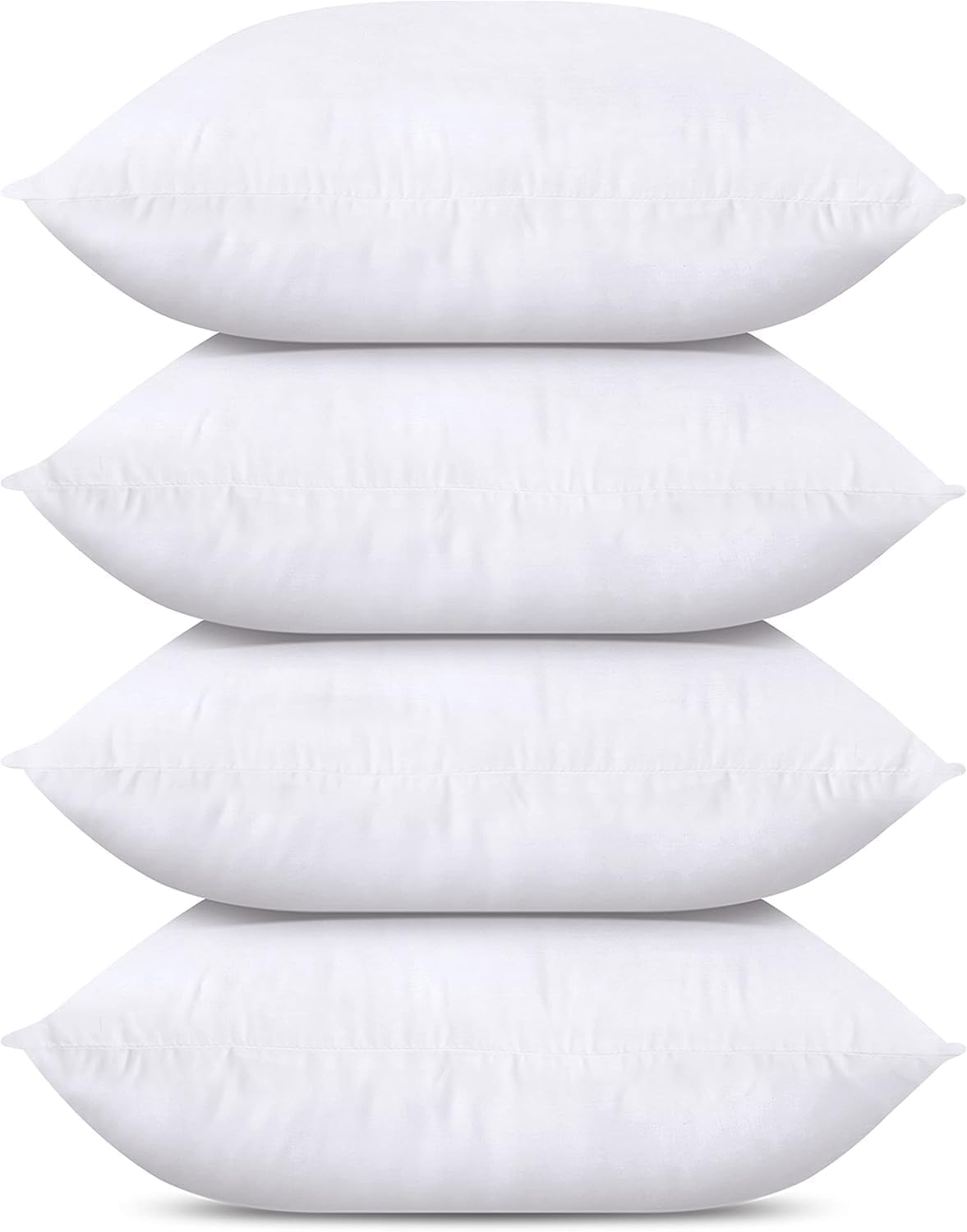 Utopia Bedding Throw Pillows Insert (Pack of 4, White) - 26 x 26 Inches Bed and Couch Pillows - Indoor Decorative Pillow