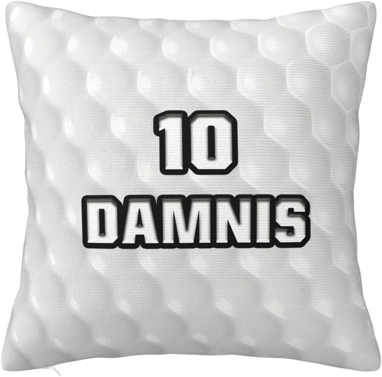 Golf Lovers Home Decor Gifts Personalized Sport Enthusiast Pillowcase Gifts Custom Name Funny Ball Sport Theme Throw Pillow Cover Customized Funny Ball Theme Golf Throw Pillowcase for Sofa Bedding