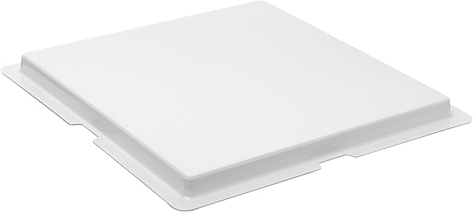 Restaurantware Sweet Vision 8.5 Inch x 6.75 Inch Transparent Cake Boxes, 10 Grease Resistant Base Clear Cake Boxes - Blue Lid, Blue Ribbon, Plastic Birthday Cake Boxes, For Weddings Or Birthdays