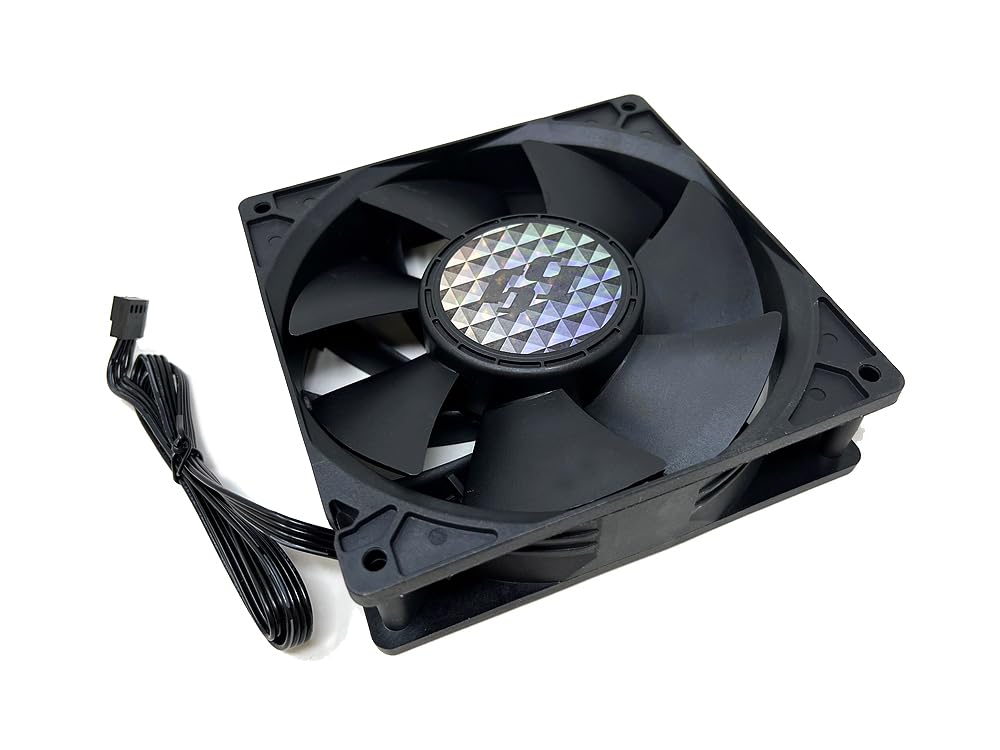 Bgears B-Blaster 140X38 (Pwm Version) Extreme Cooling Gaming Pc & Mining Machine Fan, Hi-Speed 5200Rpm W/Airflow Of 308 Cfm, 2 B