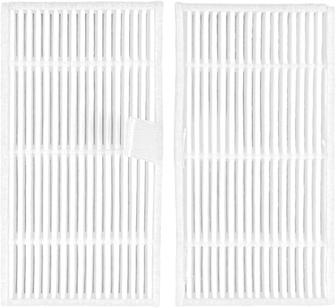 Reusable Microfiber Mop Pads and Filter Accessories for MAfor MNV BR150 BR151, for ONSON BR150 BR151, for MANVINS G20 Robot Vacuum Cleaner - 9 Piece Set (White/Blue)