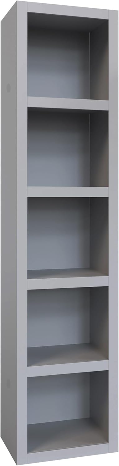 Oakland Living Grey 91-in Tall Wooden Bookcase Shelf