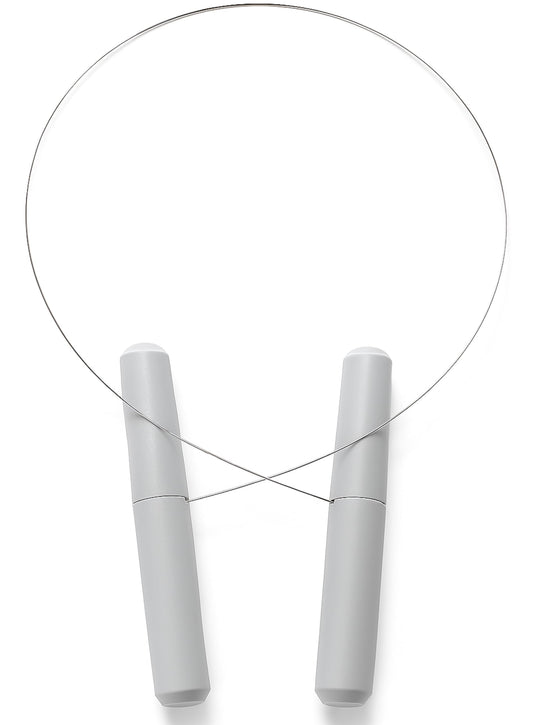 ANDUSTRIAL Stainless Steel Cheese Cutting Replacement Wires For Soft and Hard Cheese - Easy to Use and Clean - 2 Wires 36" + 1 Pair Egronomic Plastic Handle