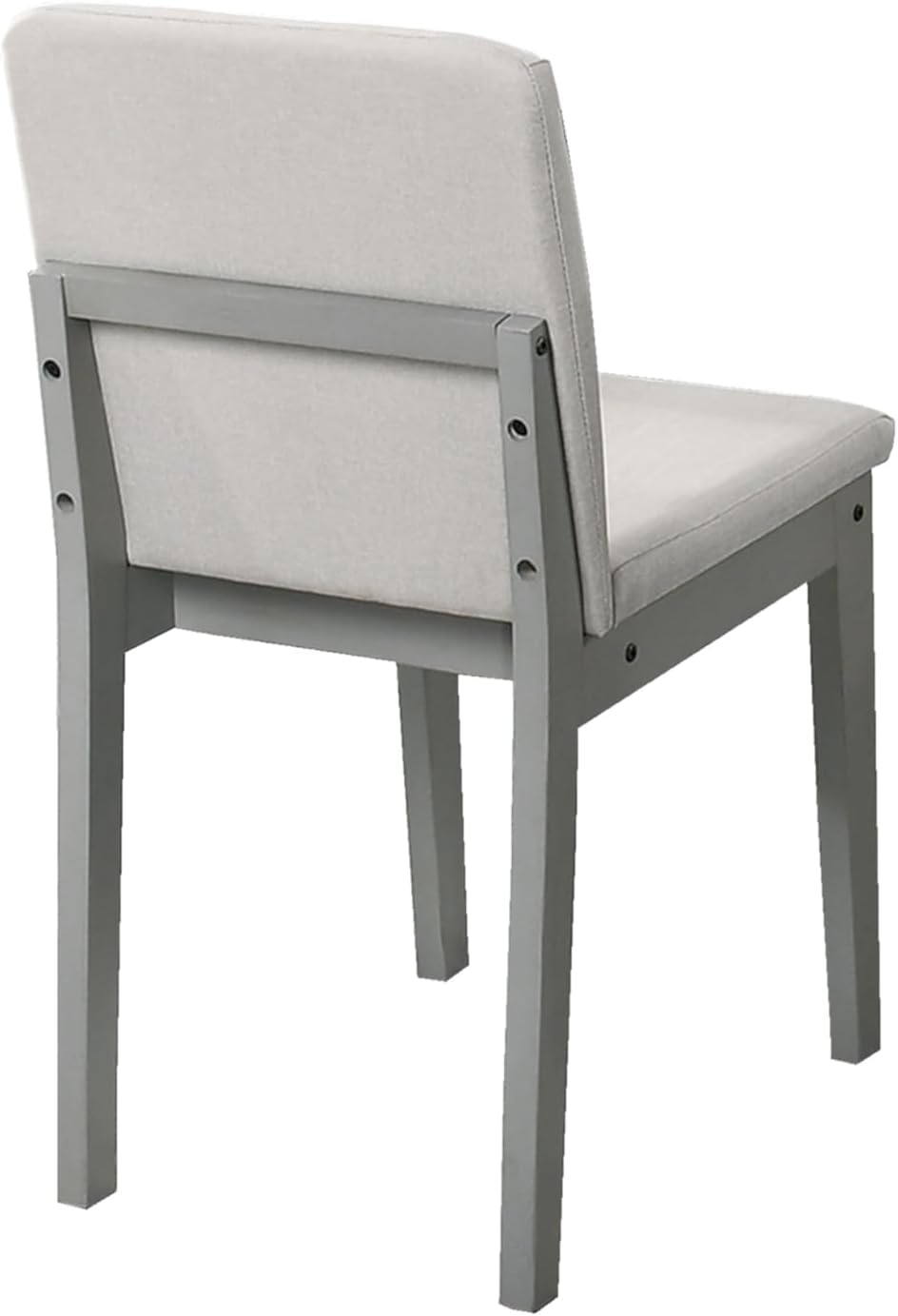 Poundex 5 Piece Dining Set in Gray