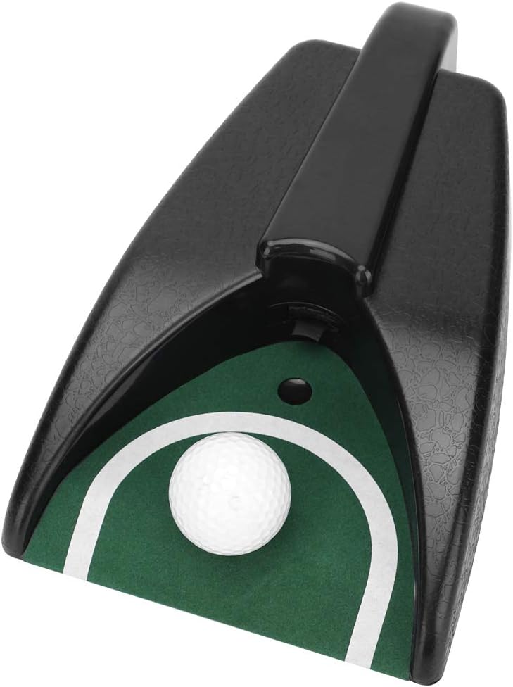 Ball Return Putting Machine, Cup with Automatic Ball Return, Plastic Automatic Putting Cup Return Machine, Putting Ball Returner for Indoor Outdoor Garden Lawn Practice