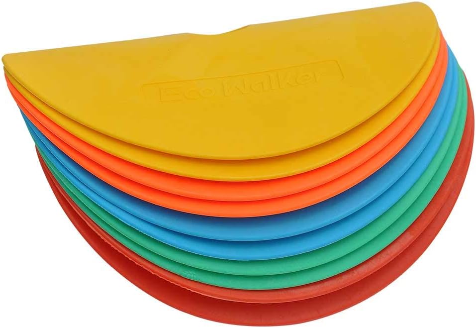 Flat Cones Spot Markers Soccer Basketball Sports Speed Agility Training