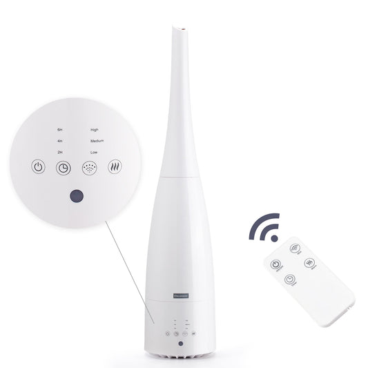 Elecameier Warm and Cool Mist Humidifier for Home/Bedroom with Remote Control 2.3L Smart Air Humidifier for Desk/Office/Bedroom 25dB Whisper Quiet with Auto Shut off -Like New