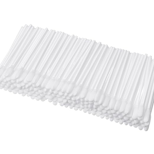Chinco 200 Pieces Foam Swab Sponge Swab Foam Tips Sponge Stick for Inkjet Printer Print Head Camera Optical Lens Optical Equipment(White,3.66 Inch)