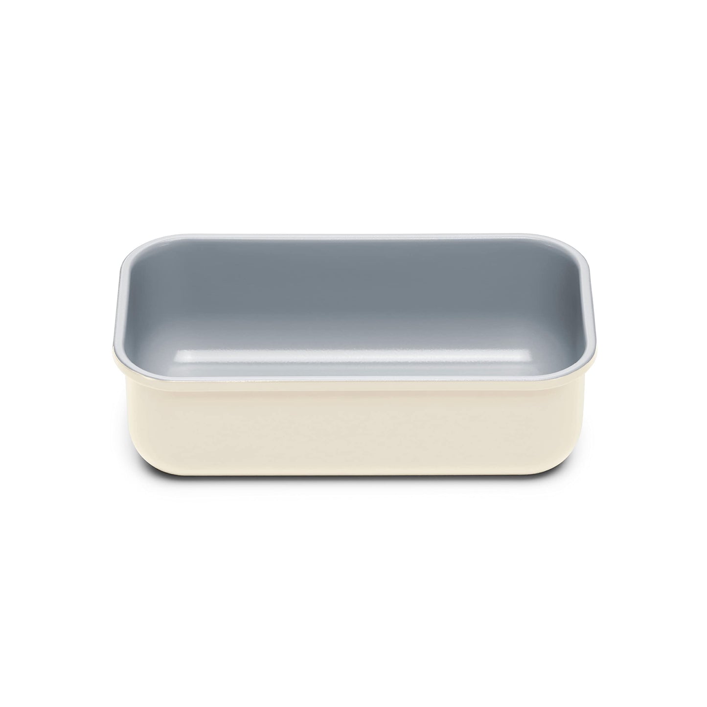 Caraway Non-Stick Ceramic 1 lb Loaf Pan - Naturally Slick Ceramic Coating - Non-Toxic, PTFE & PFOA Free - Perfect for Pound Cakes, Breads, & More - Cream