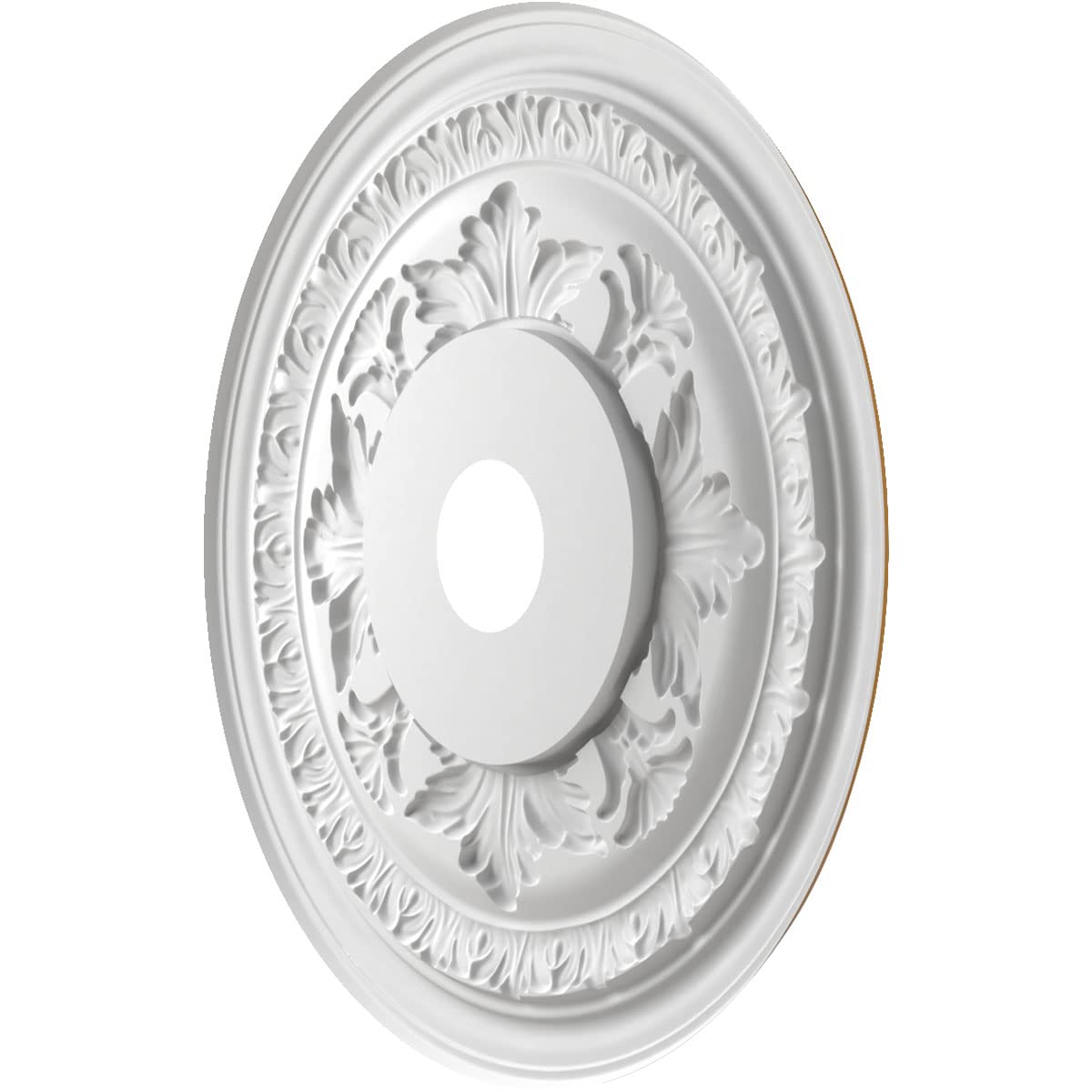 Ekena Millwork Cmp22Badvg Baltimore Thermoformed Pvc Ceiling Medallion (Fits Canopies Up To 7 3/4), 22Od X 3 1/2Id X 1P, Univers