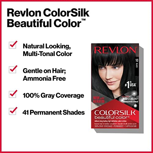 Revlon Colorsilk Beautiful Color Permanent Hair Color, (OLD VERSION) 05 Ultra Light Ash Blonde (Pack of 3)