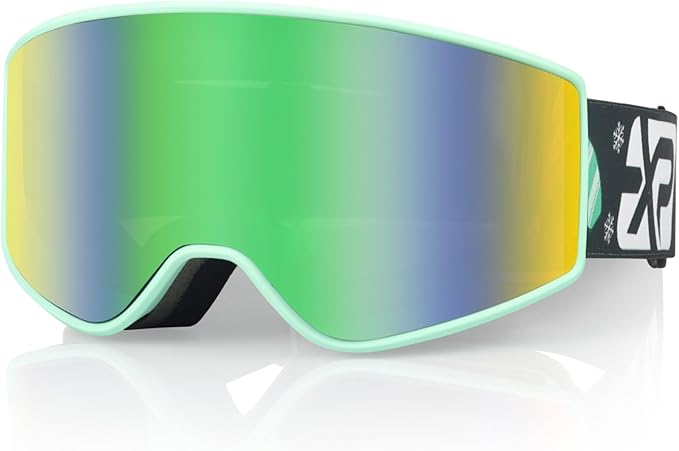EXP VISION Ski/Snowboard Goggles Parent-child Snow Goggles Over Glasses for Men, Women Youth Kids