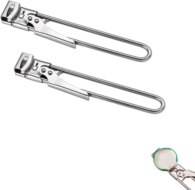Wavhang Jar Opener, Jar Opener for Weak Hands, Multifunctional Adjustable Can Opener, Adjustable Stainless Steel JarOpener, For Seniors, Kids, Weak Hands (2S)