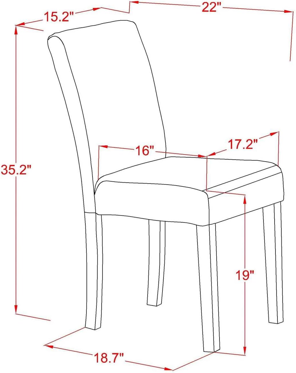 East West Furniture AMAB3-BCH-06 3 Piece Dining Table Set for Small Spaces Contains a Round Kitchen Table with Pedestal and 2 Shitake Linen Fabric Upholstered Chairs, 36x36 Inch, Black & Cherry