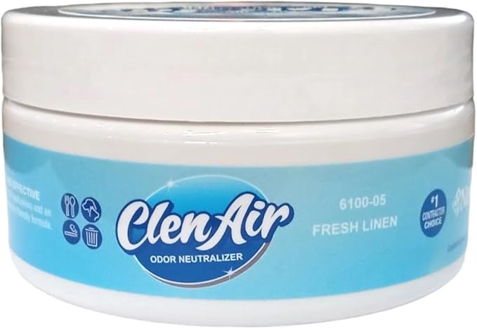 6100-05 Odor Neutralizer - compatible with Nu-Calgon ClenAir | Fresh Linen Scent, 1/2 Pound Tub, Up to 30 Days Odor Elimination odor eliminator