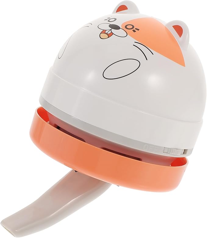 BESPORTBLE Portable Mini Table Vacuum Cleaner Battery Powered Lightweight Desktop Dust Remover for Keyboard Crumbs Hair Car Office Home Use with Brush