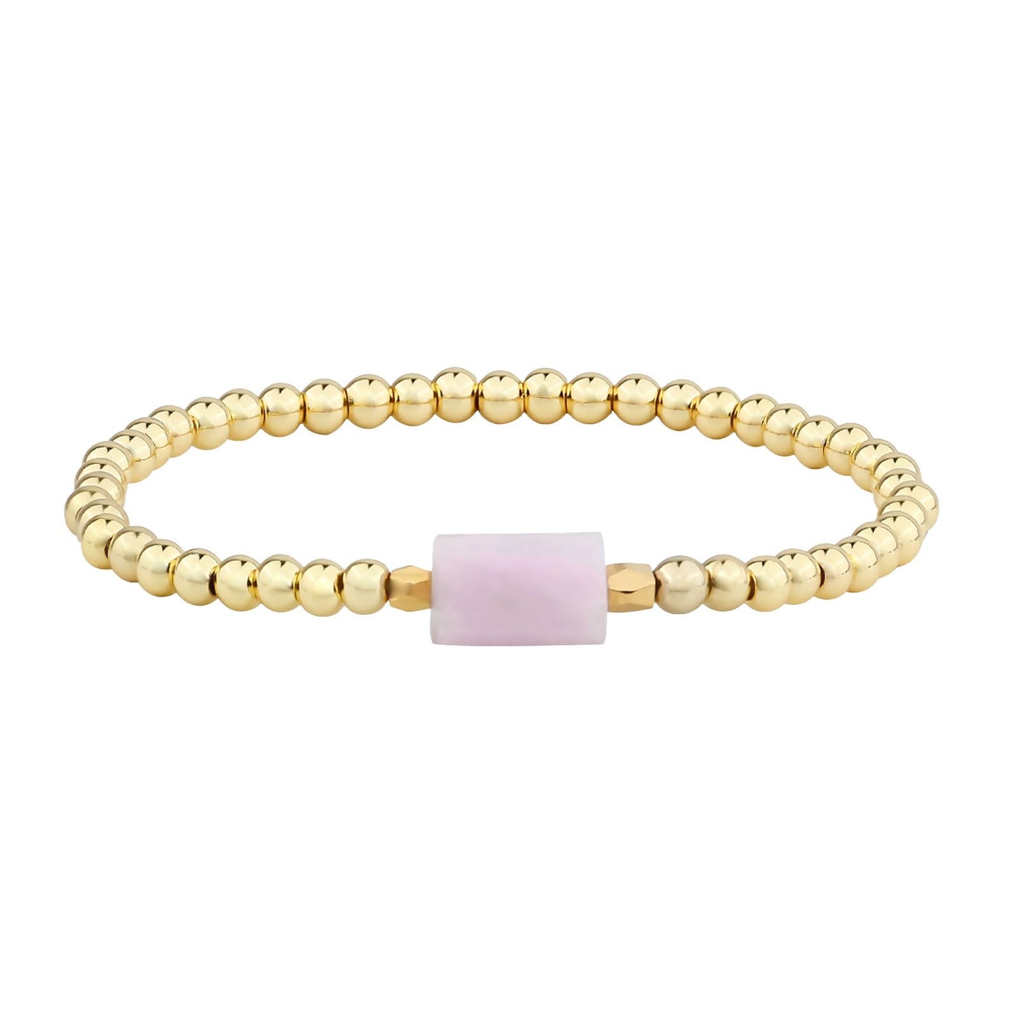 KELITCH Women Silver Stretch Bracelets Turquoise Beaded Bracelet Agate Crystal Cuff Bracelets