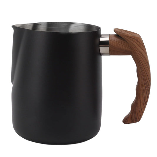 Tomotato Milk Frothing Pitcher, 34oz Barista Steaming Cup with Measurement Scale, Dripless Spout, Ergonomic Handle for Espresso, Cappuccino, Latte Art, Ideal for Home, Cafe, Office Use