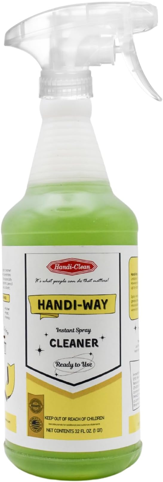 Handi-Way Spray Cleaner - Cleaning Agent for General Tasks, Safe on Most Surfaces, Mild Sassafras Scent