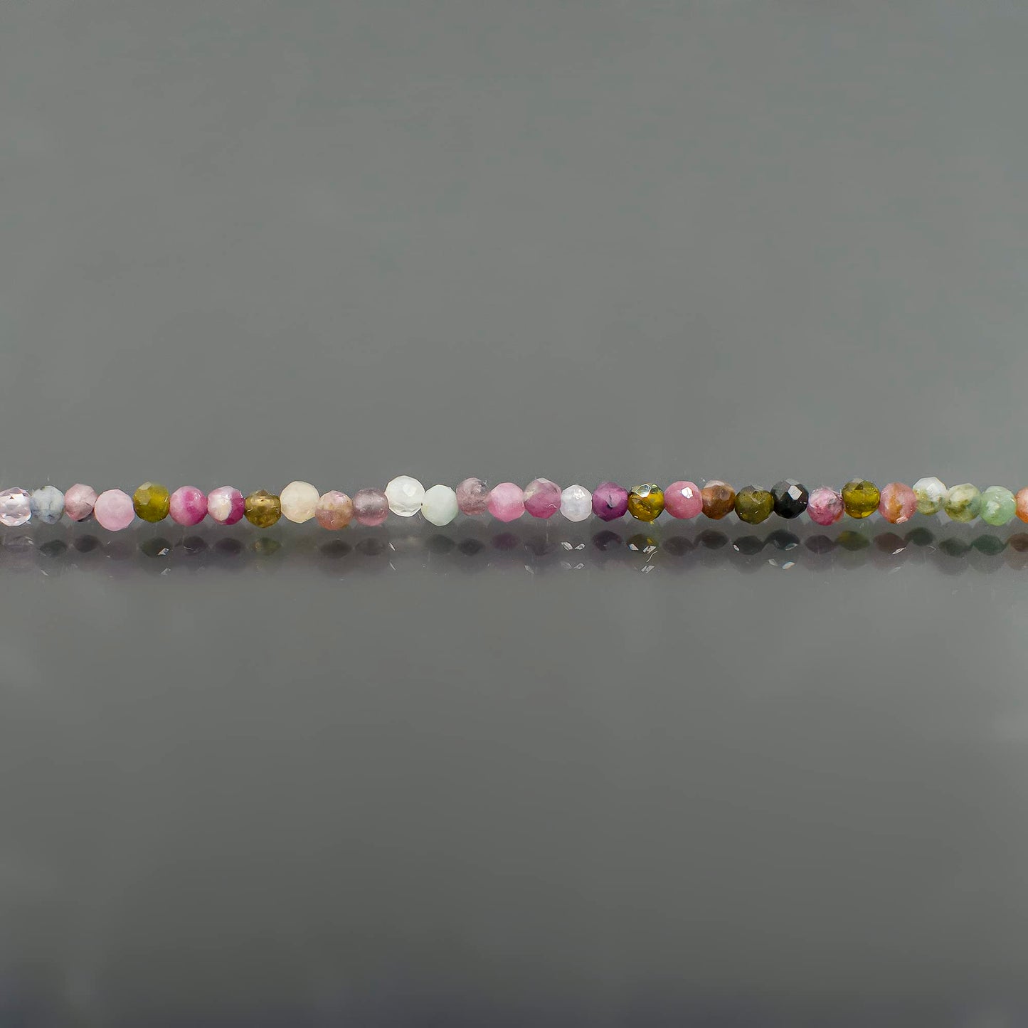 Gemimpression Handmade Multi Tourmaline Bracelet – Natural Genuine Gemstone – Birthstone Jewelry – 14K Gold Plated Adjustable 8 Inch Chain – Micro Beads Chakra Bracelet – Christmas Gift